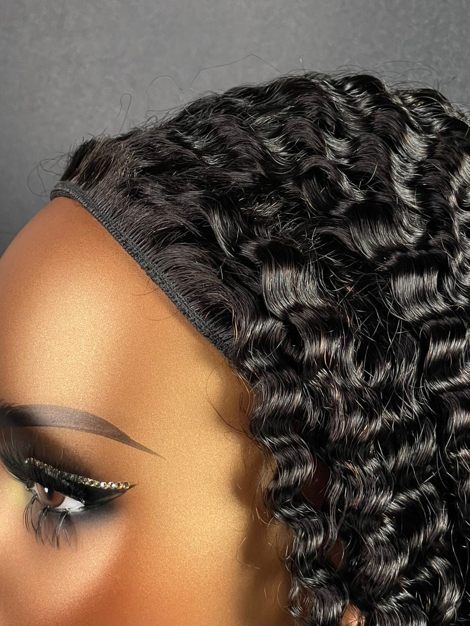 Burmese Curl Flip-Over Half Wig