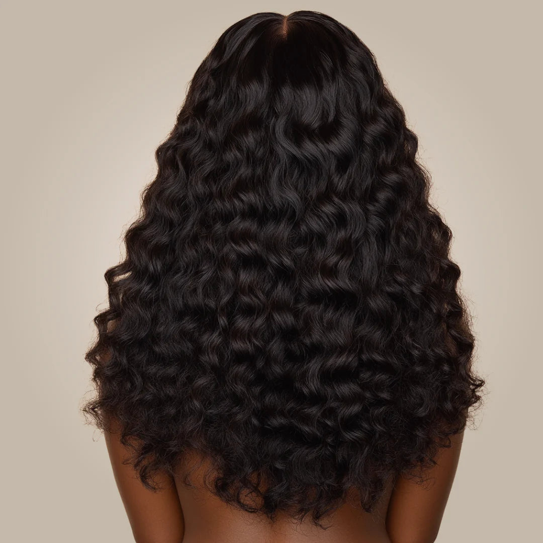 Loose Deep Wave Flip-Over Half Wig