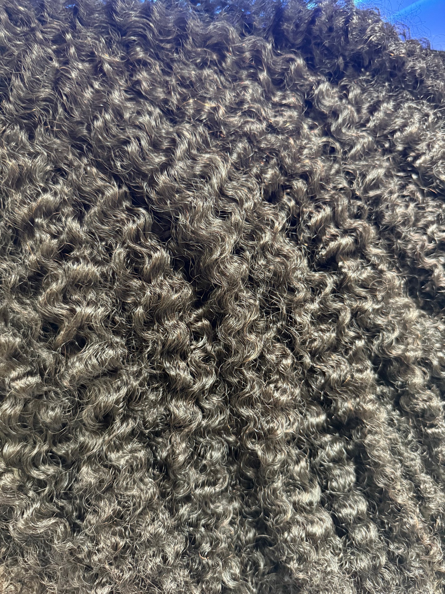 Kinky Curl Flip-Over Half Wig