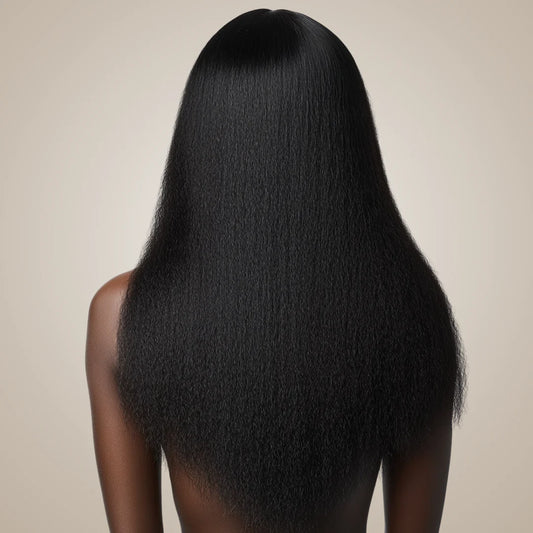 Afro Silk Flip-Over Half Wig