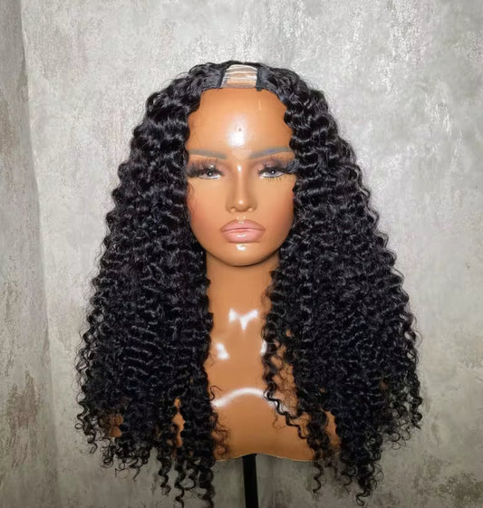 Burmese Curl U-Part Wig