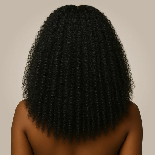 Kinky Curl Flip-Over Half Wig