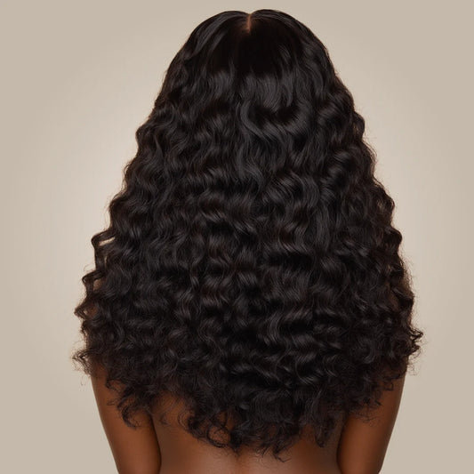 Loose Deep Wave Flip-Over Half Wig